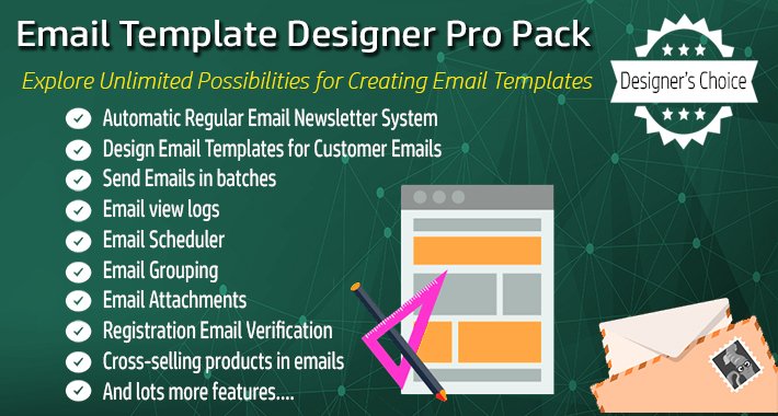 Email Template Designer Professional Pack + Newsletter Scheduler