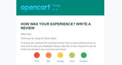 Image for FeedbackFlow: Post-Purchase Review Invitation for OpenCart 