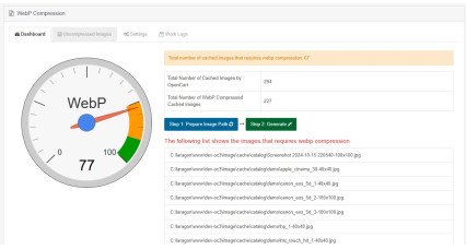 Gerador de imagens WebP