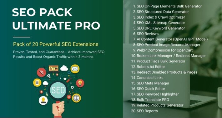 Image pour Pack SEO Ultimate Pro