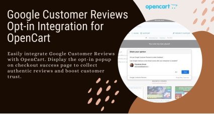 Integração de opt-in do Google Customer Reviews para OpenCart