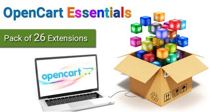 OpenCart Essential Extensions (pakket van 26 extensies)