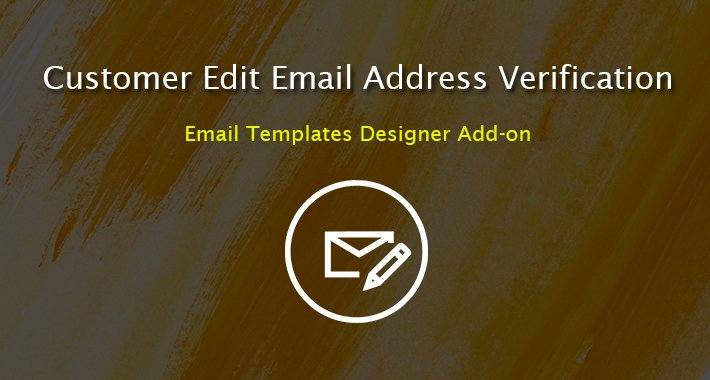 Image for Customer edit email address verification 