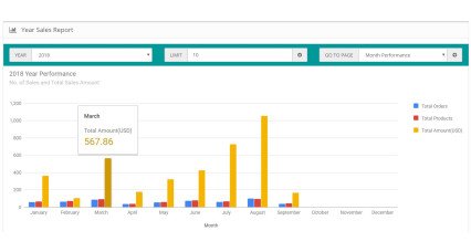 Image pour Rapport sur les performances des ventes